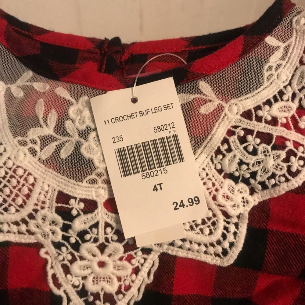 Girls 4T NWT Plaid